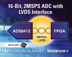 德州儀器推出16位2MSPS SAR ADC，集成串行LVDS接口，推動高精度數(shù)據(jù)采集技術(shù)發(fā)展